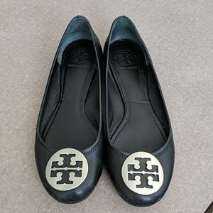 Black Tory Burch Flats